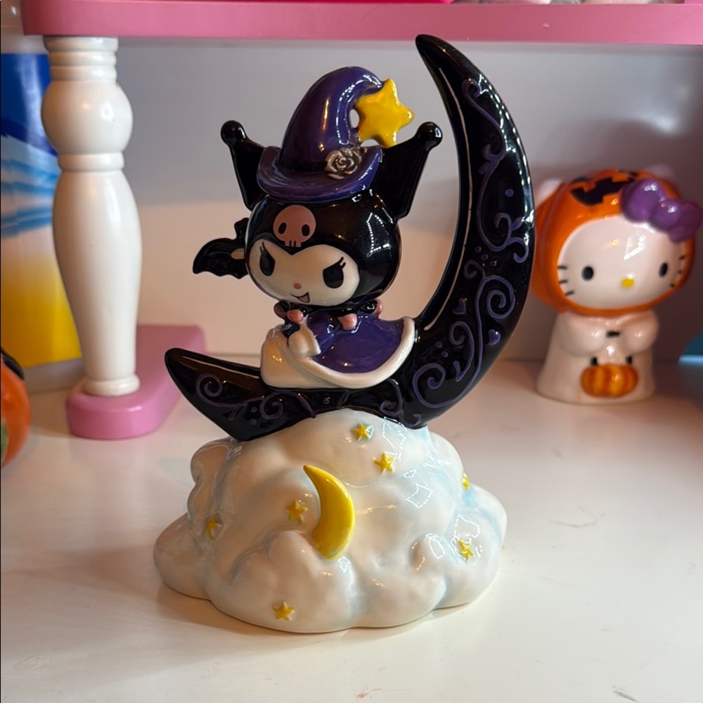 Sanrio Kuromi Figurine with Purple and Black Accents